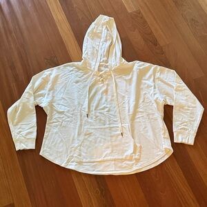 BCG Women's Cream Hoodie Sweatshirt